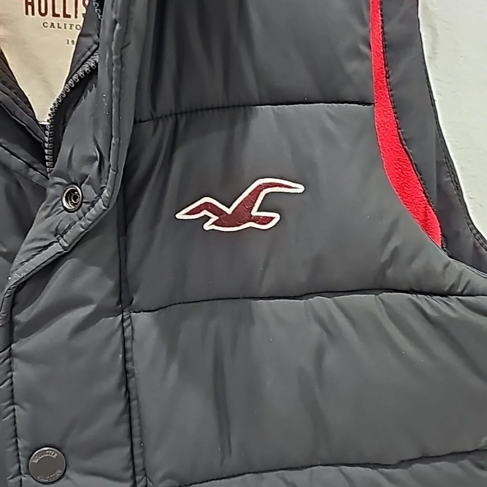 Hollister Puffer Vest Black Size S - Picture 2 of 9